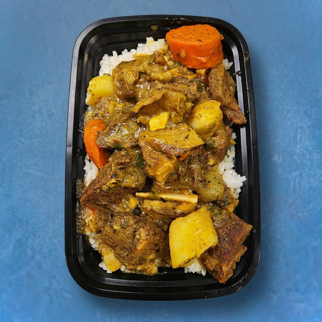 Curry Goat Small Plate.