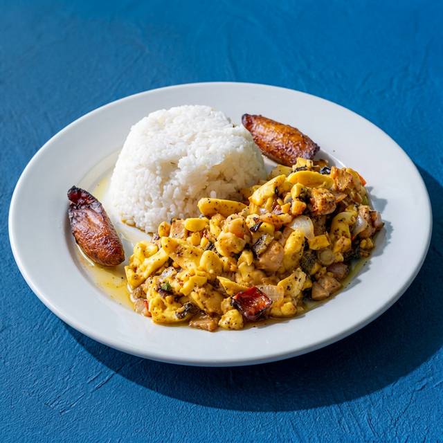 Ackee N Salt Fish.